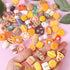 DULEFUN 100pcs Miniature Foods Drink Bottles Toys, Mixed Mini Resin Food Drinks Figures Pretend Play Kitchen Game Party