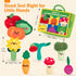 6-12 6 9 hahaland Baby Toys Months - Fruits Vegetables Garden Plant Plush - Month Old Toys Montessori Sensory Toy