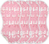 YEGAME Set 1 11 22 Inch Muslin Baby Burp Cloths of - Bow Pink Super Absorbent Cotton Burping Rags Soft Baby Washcloths