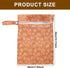 TMHCRDS 3Pcs Wet Dry Bags Storage Bag, Wet Dry Bag for Baby Cloth Diapers &Breast Pump Parts, Waterproof Reusable Wet
