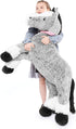 MaoGoLan Large Horse Stuffed Animal - Jumbo 4 Feet Plush Toy, Ridable Pony Pillow for Girls