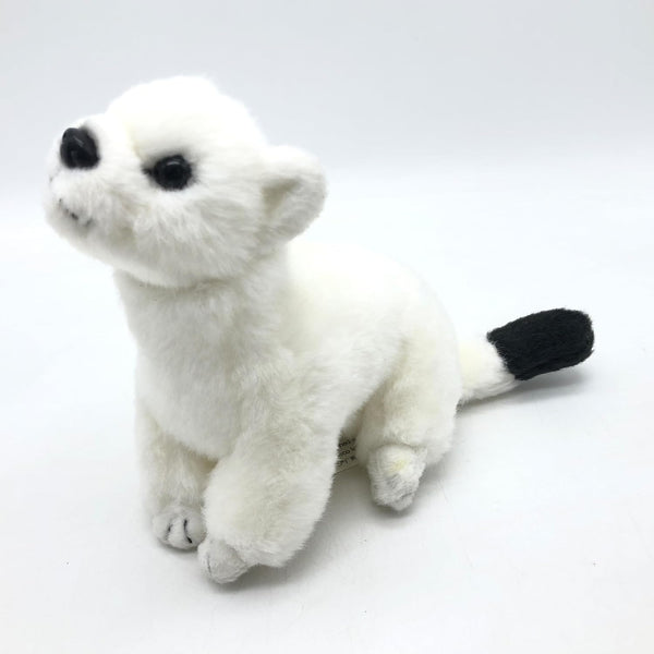 Cute Simulation Ferret Plush Toy, Realistic Lifelike Stoat Stuffed Animals Model Doll Gift Collection