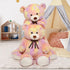 Tezituor 40in Giant Teddy Bear, Big Stuffed Animal Plush, Rainbow Yellow Soft Gifts for Baby Shower, Birthday