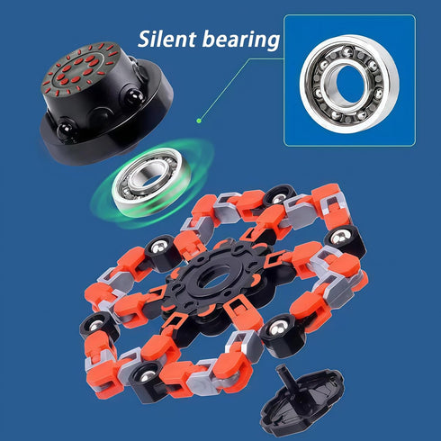Original ecology 48Pcs Transformable Fidget Spinners Toys- Deformable Fingertip Gyro Stress Relief Sensory Toys, Easter