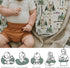 Fishing Hunting Baby Nursing Pillow Covers for Boy Girl Bass Fish Deer Paws Green Trees Nursery Pillowcase