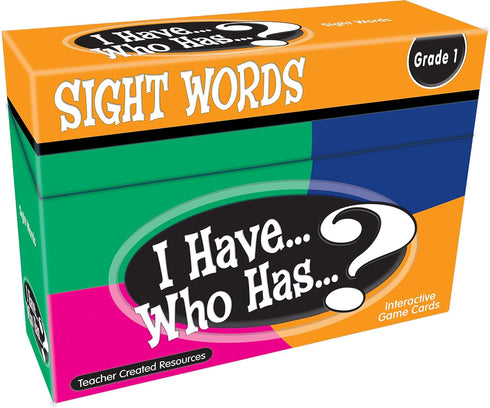 I Have, Who Has Sight Words Game, Grade 1, Multi - Teacher Created Resources