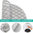 4040, Biloban Foam Play Mat Muslin One-Piece Crawling Mat for Baby & Toddler to Play on Floor, Non Slip, Grey