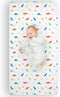 Wildkin 100% Cotton Fitted Crib Sheet, Soft & Breathable - Jurassic Dinosaurs