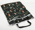 Large Hanging Wet/Dry Cloth Diaper Pail Bag for Reusable Diapers or Laundry, Raccoon Design