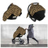 KiuLoam Animal Leopard Cheetah Print Baby Car Seat Canopy, Nursing Cover Breastfeeding Scarf, Stretchy Soft Breathable