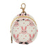 PYBUG Bunny Round Pacifier Storage Case, Polyester & TPU Lined with Hook Buckle,