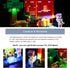 BrickBling LED Light for Lego Mushroom House 21179 Building Kit; Creative Light Kit for Lego 21179 House Playset (Without Model)