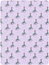 miaozhen 1 Pack 52x28 Cotton Crib Sheets for Baby Boys Girls Soft Stretchy Funny Animal Giraffe Purple Green Heart