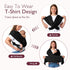 Momcozy 8-35lbs, 30-47inch, Baby Wrap Carrier Skin-Friendly Fabric, Easy to Wear Baby Carrier Sling T-Shirt Design
