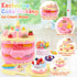 WeeHomm 4 1 Set 3+ 24 in Color Dough Kitchen Creations with Ice Cream/Cake/Noodle/Hamburger Maker Machine, Arts Crafts