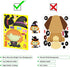 48 Pcs Make Your Own Halloween Sticker Sheets for Kids, Home Classroom Party Favor Games, Art Craft School Rewards