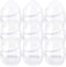 Restroma 12 Inch/ 10 inch/ 8 inch Giant Clear Plastic Easter Eggs Fillable