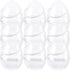 Restroma 12 Inch/ 10 inch/ 8 inch Giant Clear Plastic Easter Eggs Fillable