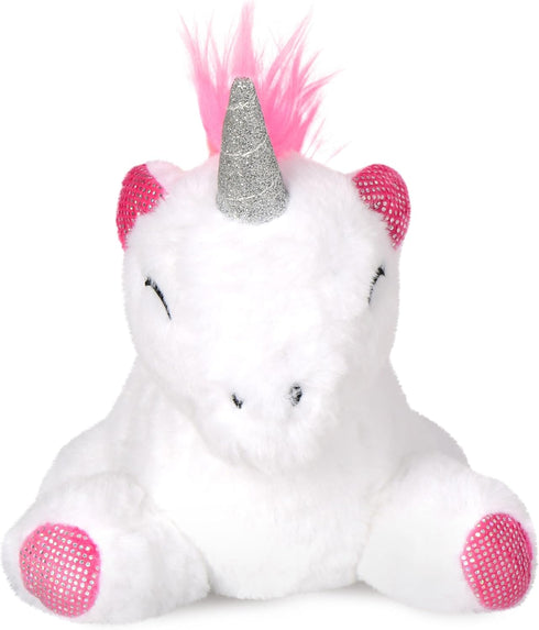 iscream Rainbow Friends Plush 11" Rainbow Tote and Unicorn with Embroidered Accents for All Ages