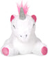 iscream Rainbow Friends Plush 11" Rainbow Tote and Unicorn with Embroidered Accents for All Ages