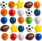 Bulk Mini Stress Balls (25 Pack) 2-3 Inch Soft Squeezable Fidget Toy Balls, Variety of Shapes & Colors for Kids Party