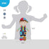 June Garden 15.5" Dressy Friends Lucas, Educational Stuffed Plush Doll for Kids and Toddlers 2 Years and Up