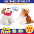 Liberty Imports Flip Over Puppy - Battery Operated Mechanical Jumping Dog Toy that Somersaults, Walks, Sits, Barks