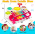 3 in 1 Musical Toys for Toddlers 1-3, Piano Xylophone Drum Set for 1-3 Year Old Girls, Developmental Sensory Toys