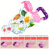 Baby Food Feeder, 3 Pack Silicone Fruit Pacifier Teething Pouches, Pink by Mluchee