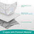 50x50 Biloban Baby Play Mat, Baby Play Mats for Floor, Thick Foam Floor Playmat for Baby Playpen for Babies & Toddlers