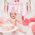 1st Goose Birthday Highchair Banner Hat Cake Topper Highchair Photo Prop for Birthday Party Decorations (Goose)