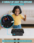 9 Set 5 2 3-12 RVONE Electronic Drum Pad for Kids Beginner with Screen, Pad Roll-Up Electric Drum with Light Mode