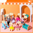 Civaner 52 Pcs Wooden Dollhouse Furniture Set - Miniature Doll House Accessories for 1:12 Scale Dolls