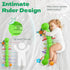 HEMRLY 0-6 Tummy 0-3-6-12 Baby Sensory Toy Months, Musical Stuffed Caterpillar Plush with Teether, Crinkle, Rattle