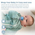 0.5 2-Way ZIGJOY Shark-Fin Transition Swaddle for Newborn - Tog Rayon Made from Bamboo Sleep Sack Baby Swaddle Blanket