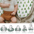 Watercolor Green Pine Trees Baby Nursing Pillow Covers for Boy Girl Pine Forest Nursery Pillowcase for Breastfeeding