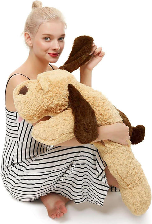 MaoGoLan Giant Dog Plush - Life Size 31" Large Stuffed Animal Dog, Fluffy Cuddly Throw Pillow Toy