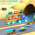 9 Pack Cars Toys for Toddlers 2-5 Years, Big Transport Truck with 8 Small Pull Back Trucks, Carrier Truck with Sound