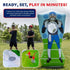 65 Preferred Toys Inflatable Football Target Net Toss Game - Double-Sided Throwing Practice Football Stuff with Mini