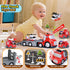 1 2 3 Old,5 1 12-18M+ Toddlers Truck Toys,Boy Toys Gifts for Years in City Fire Transport Truck with Lights