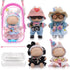 23-piece Set 6 Clothes for Labubu, Clothes and Accessories Designed for Labubu Doll Clothes, Includes Display Bag
