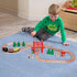 Set, 39Pcs Set Wooden Train Track Toddler Railway Bridge Toy Train with Magnetic Trains, Birthday Gift Ideas for Kids
