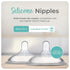 (6+ (2-Pack) Mason Bottle Flexible Flow Nipples Months) Silicone Baby Bottle Nipples, Fits Any Regular-Mouth Mason Jars