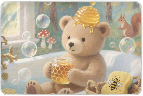 siphylline Cartoon Bear Bathtub Extra Large Resuable Baby Bed Pad Highly Absorbent Mattress
