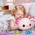 KMUYSL Axolotl Plush Toys Set - Mommy Axolotl with 4 Baby Axolotls, Gifts for Kids