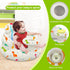 TIDNNS 3-36 Inflatable Baby Seat with Tray and Built-in Air Pump, Months Baby Floor Seat for Sitting Up, Portable Blow
