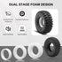 OGRC 1.0 Crawler Tires, Super Soft and Sticky with Dual Stage Foam for SCX24 Gladiator Bronco C10 JLU Deadbolt