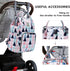 SONARIN Backpack,Travel Mommy Stylish Multifunctional Diaper Bag Nappy Changing Bag Bag with Changing Mat & Stroller