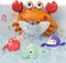 TUMAMA Baby Bath Toy - Bath Bubble Maker Machine with Music, 3 Bathtub Wind-Up Toys for Toddlers (Orange)