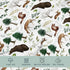 Changing Pad Cover for Baby Girl Boy, Woodland Animals Pine Tree, Soft Stretchy Safe Snug Fitted Diaper Change Table
